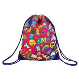 Awesome Sauce Drawstring Sling Bag (Purple Blue) - MBACKidz - Affordable Safety & Health Products