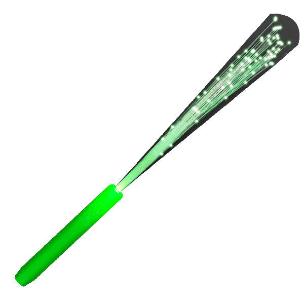 Green Fiber Optic Wands with Jade LEDs