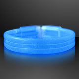 Wide Glow Stick 8 Inch Bracelet Blue Pack of 25