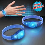 Sound Activated Blue LED Bracelet