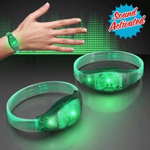 Sound Activated Green LED Bracelet