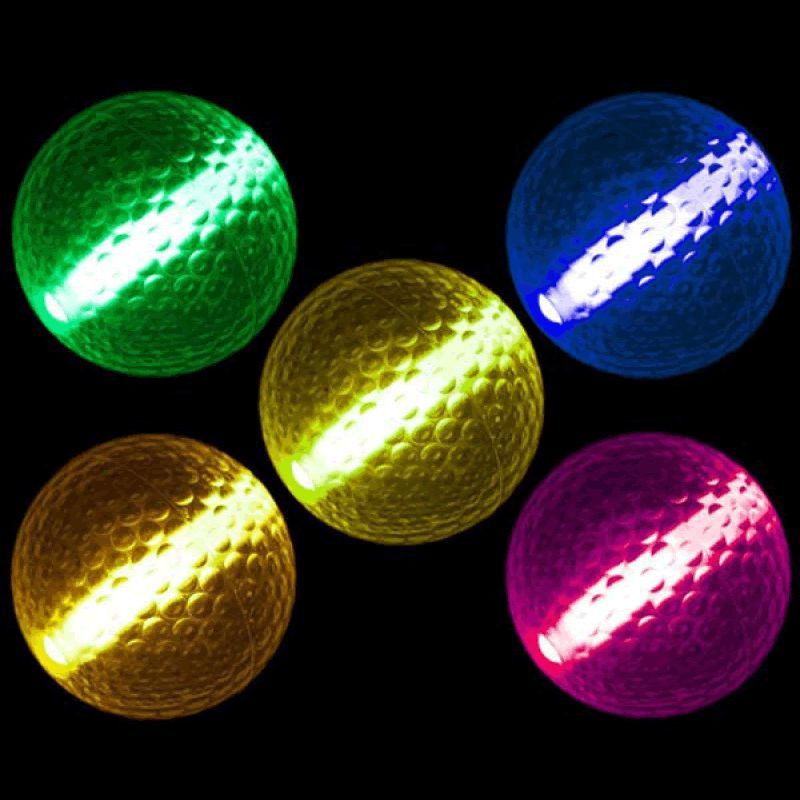 1 Unit Glow Stick Golf Ball Assorted Colors