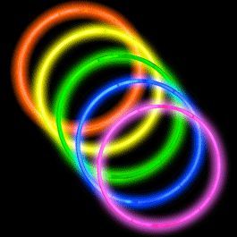 Glow Necklace Assorted Tube of Fifty