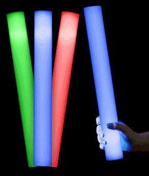 Motion Activated Color Changing LED Foam Cheer Stick