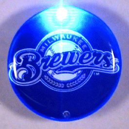 Milwaukee Brewers Officially Licensed Flashing Lapel Pin