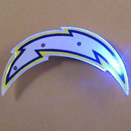 San Diego Chargers Officially Licensed Flashing Lapel Pin