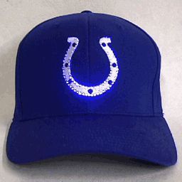 Indianapolis Colts Flashing Fiber Optic Cap
