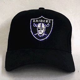 Oakland Raiders Flashing Fiber Optic Cap