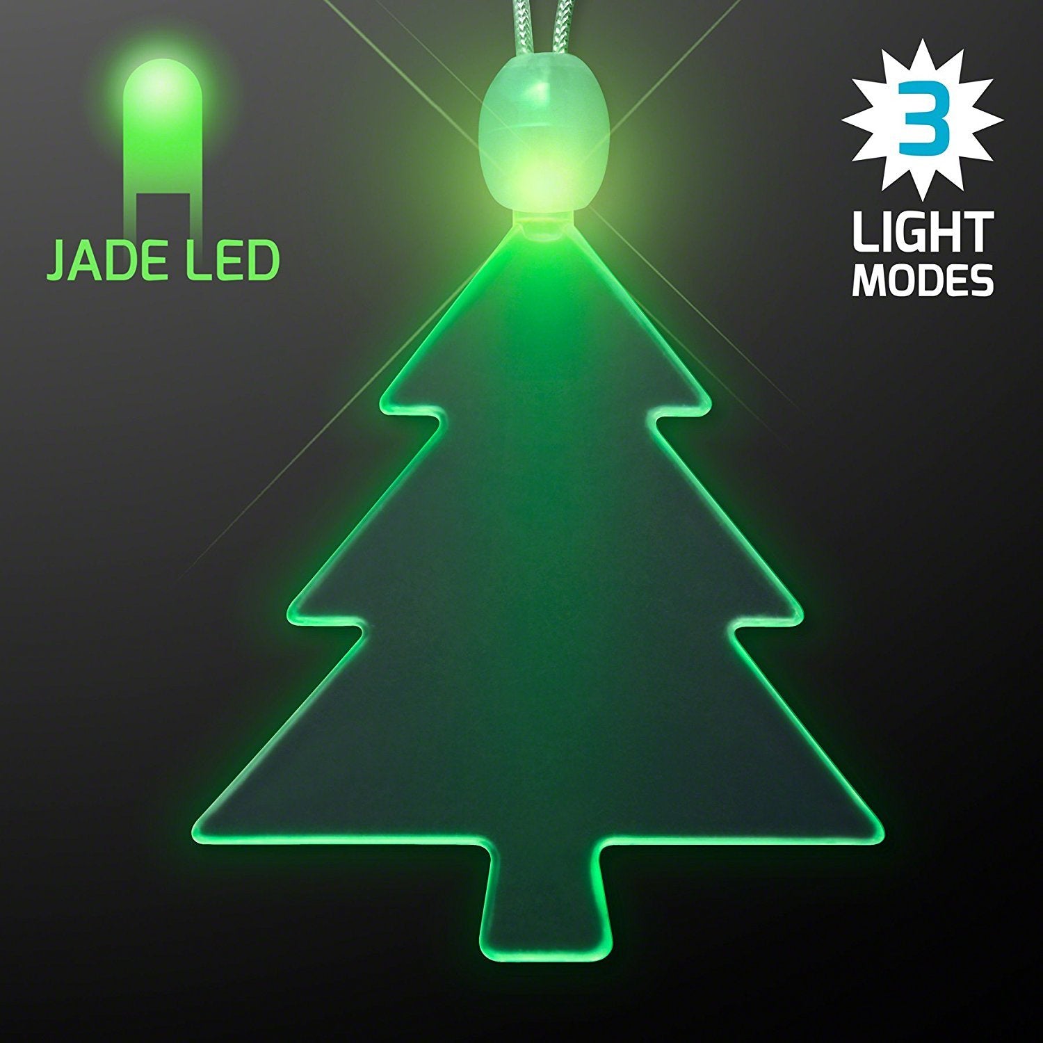 LED Acrylic Tree Necklace