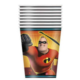 The Incredibles 2 Movie 9oz Paper Cups [8 Per Package]