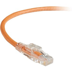 Black Box GigaTrue 3 CAT6 550-MHz Lockable Patch Cable (UTP), Orange, 3-ft. (0.9-m)