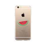Happiness Is Cold Watermelon Clear Phone Case
