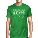 Hot Mess Mens Funny Workout Shirt Gift For Workout Lovers T-Shirt