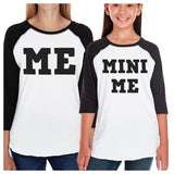 Mini Me Matching Mom and Kid Baseball Jerseys Cute Mothers Day Gift