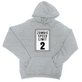 Zombie Speed Limit Unisex Pullover Hoodie