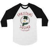 Christmas Squad Family Matching BaseBall Shirts Winter Holiday Gift Ideas