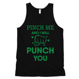 Pinch Me Punch You Mens St Patrick's Day Tank Top Funny Irish Gift