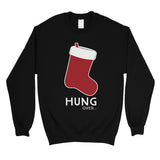 Hungover Christmas Stocking Unisex Crewneck Sweatshirt