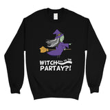 Witch Way To Partay Unisex Crewneck Sweatshirt