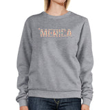 'Merica Cute Tribal Pattern Sweatshirt Round Neck Trendy Design Top