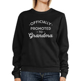 Officially Promoted To Grandma Black Sweatshirt