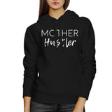 Mother Hustler Black Cute Graphic Hoodie Unique Mothers Day Gifts