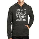 Single Life Chose Me Unisex Gray Hoodie Humorous Quote Funny Gift