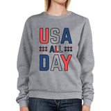 USA All Day Unique Design Graphic Sweatshirt For Independence Day