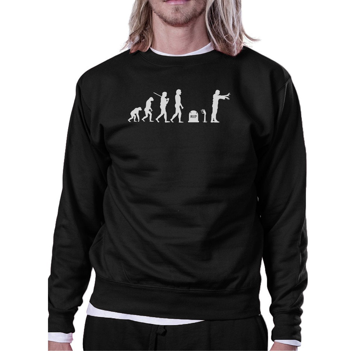 Zombie Evolution Black Sweatshirt