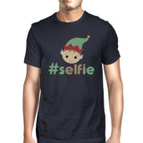 Hashtag Selfie Elf Mens Navy Shirt