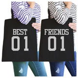 Best01 Friends01 BFF Matching Canvas Bags For Best Friend Gifts