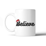 Believe Santa Hat 11 Oz Ceramic Coffee Mug