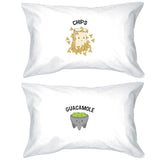 Chips & Guacamole Cute Matching Pillow Cases Funny Wedding Gifts
