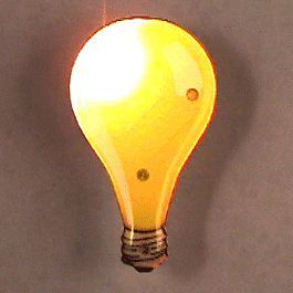 Lightbulb Flashing Body Light Lapel Pins