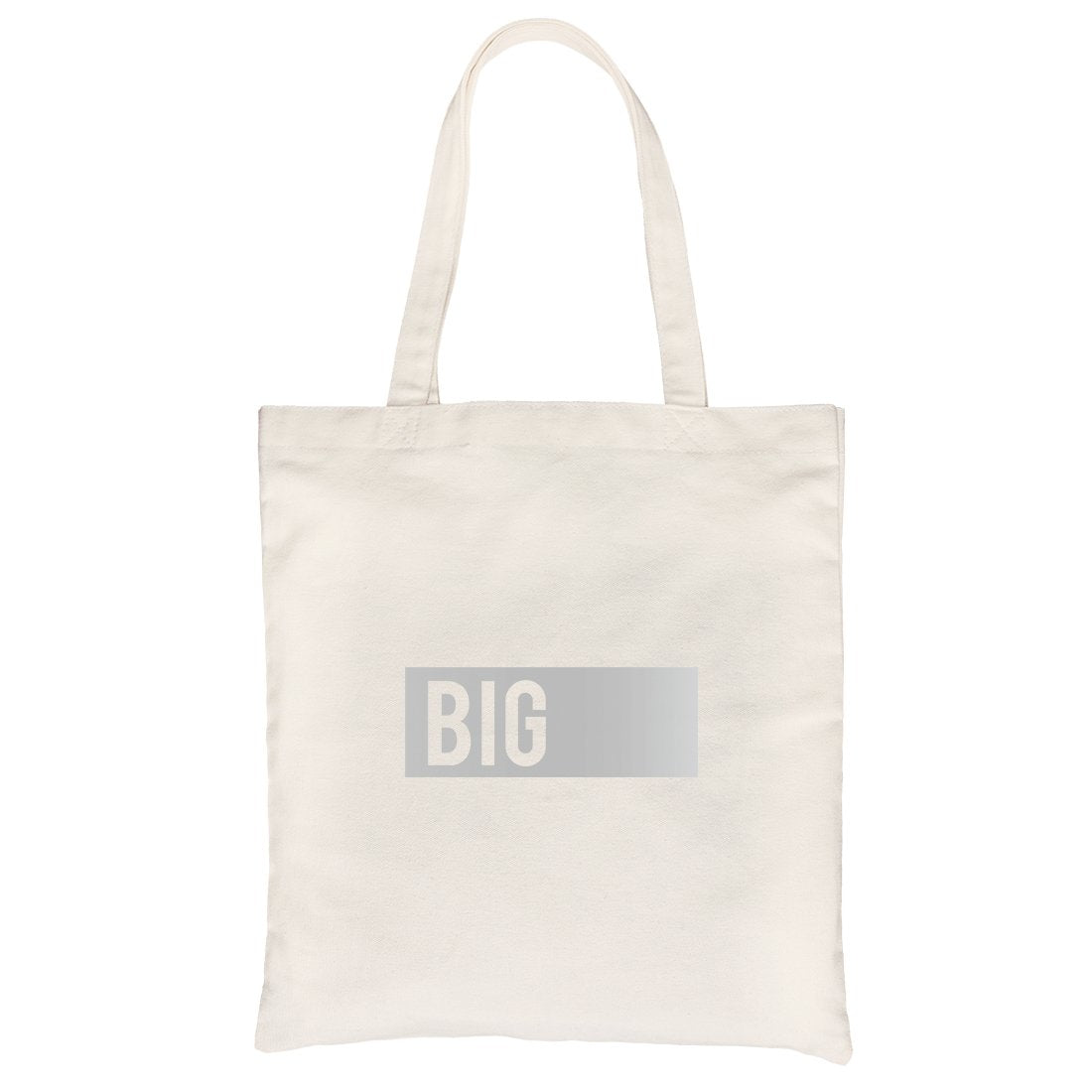 Big Little Boxed-SILVER Canvas Shoulder Bag Fantastic Tasteful Gift
