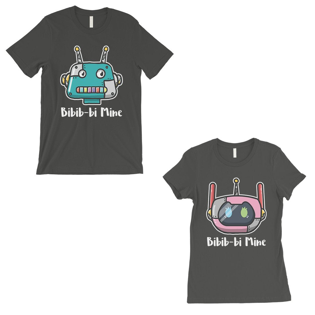 Bibib-bi Mine Matching T-Shirts Dark Grey Funny Newlywed Gifts