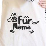 Fur Mama Natural Cute Canvas Bag For Her Eco-Friendly Unique Design
