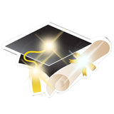 Graduation Cap Flashing Lapel Pin Body Light