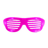 LED Hip Hop Shutter Shades Sunglasses Pink