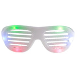 LED Hip Hop Shutter Shades Sunglasses Multicolor