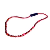 LED Necklace with Red Beads