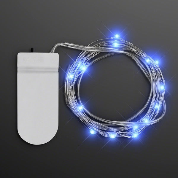 LED 80 Inch Wire String Lights Starlight Blue