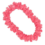 Hawaiian Flower Lei Necklace Pink