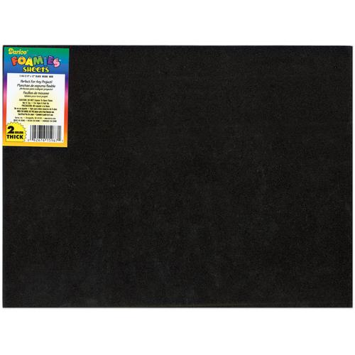 Foam Sheet Black 2mm thick 9 X 12 Inches