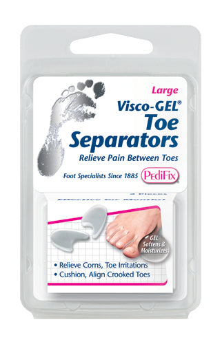 Visco-Gel Toe Separators Large  Pk/2