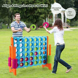 4 in A Row 4-to-Score Giant Jumbo Game Set for Family Party Holiday