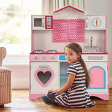 Wood Kitchen Toy Kids Cooking Pretend Play Set - MBACKidz - Affordable Safety & Health Products